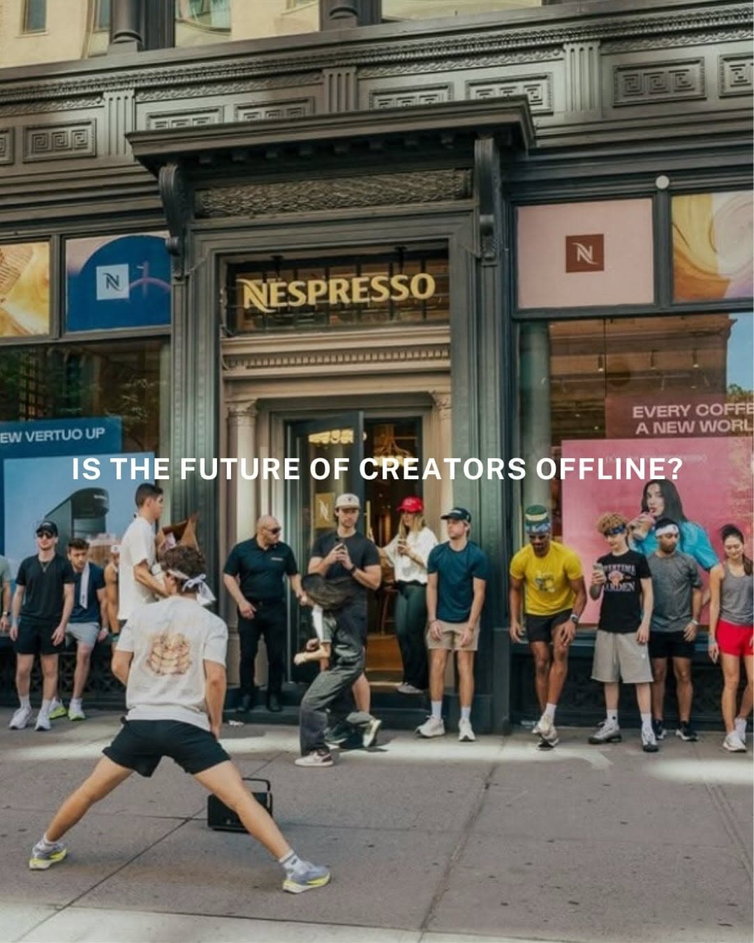 Group of runners gathered together at Yes Chef Run Club event in New York City